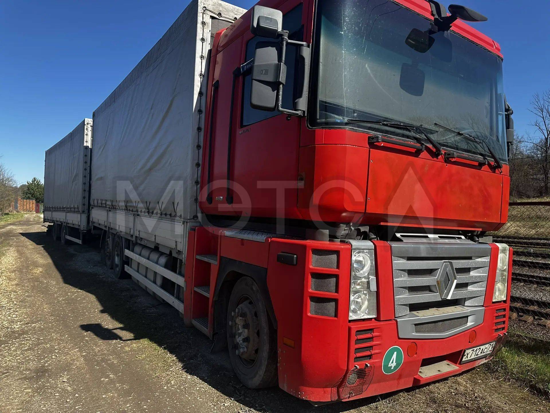 Renault Magnum 460 DXI с прицепом ZREMB, 2008 года - Изображение 1