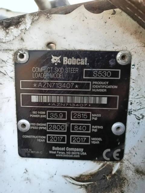Погрузчик Bobcat S530, 2017 года - Изображение 8