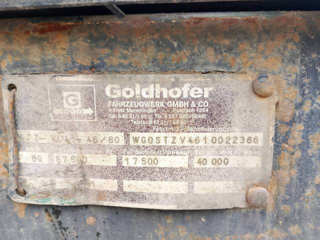 Полуприцеп Goldhofer STZ-VL4-46/80, 2001 года - Изображение 5