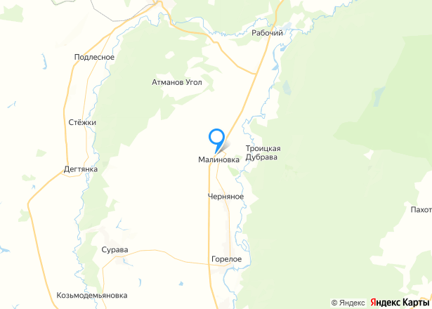 Здание в Тамбовской обл., 63,2 кв.м - Изображение местоположения