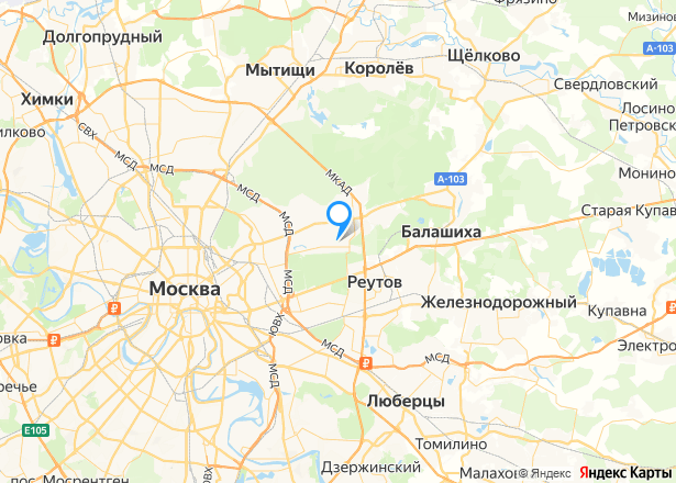 Квартира в Москве, 105,2 кв.м, 3 комн. - Изображение местоположения