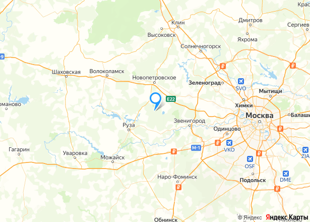 Дом 91,1 кв.м и земельный участок 841 +/- 10 кв.м в Московской обл. - Изображение местоположения