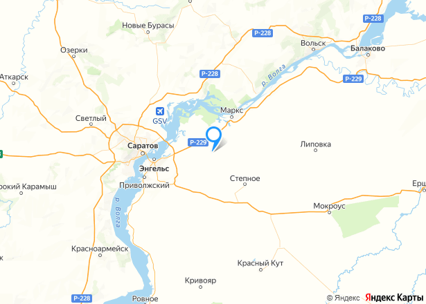 1/4 доля дома и 1/4 доля земельного участка в Саратовской обл. - Изображение местоположения
