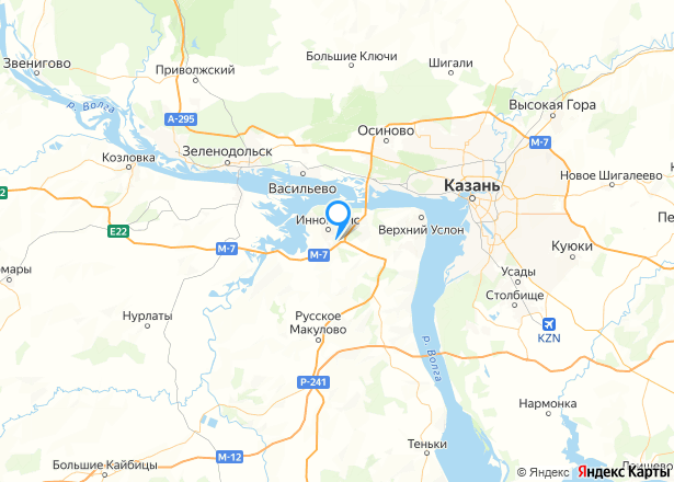 Земельный участок в Татарстане, 600 кв.м. - Изображение местоположения