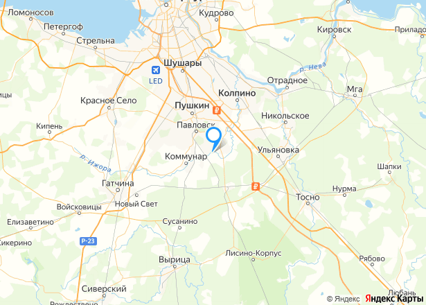 Торги по продаже имущества должника - Базаева Вадима Зауровича - Изображение местоположения
