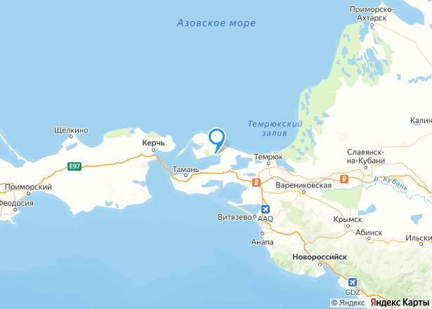Дом 41 кв.м. и земельный участок 523 кв.м. в Краснодарском крае - Изображение местоположения