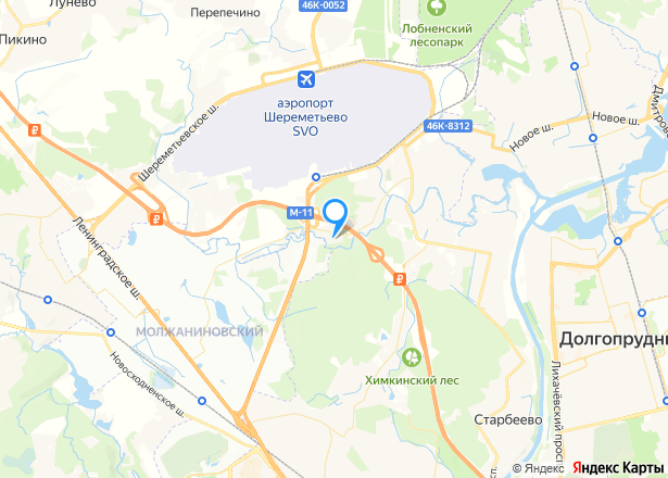 Земельный участок в Московской обл., 701 кв.м. - Изображение местоположения