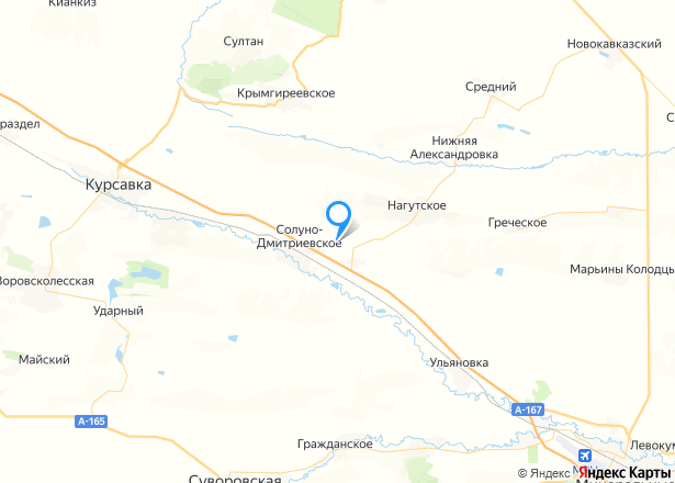 3/119 доли земельного участка в Ставропольском крае - Изображение местоположения
