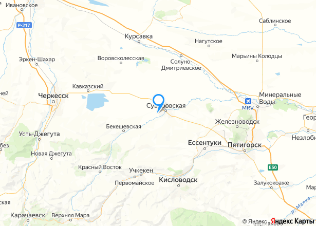 Земельный участок, 750 кв. м в Ставропольском крае - Изображение местоположения