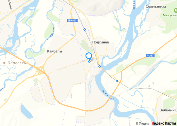 Земельный участок в Абакане, 613+/-9 кв.м. - Изображение местоположения