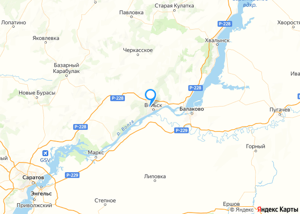 1/2 доля помещения в Саратовской обл. - Изображение местоположения