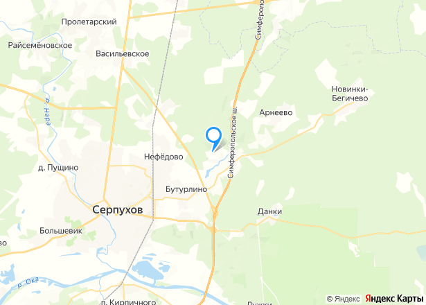 Земельный участок в Московской обл., 999 кв.м. - Изображение местоположения