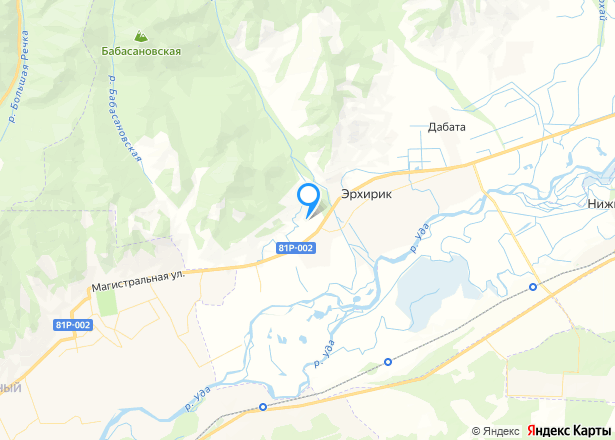 Земельный участок в Бурятии, 584 кв.м. - Изображение местоположения
