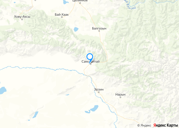 Земельный участок в Тыве, 1000 кв.м. - Изображение местоположения