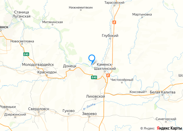 Дом 98,9 кв.м. и земельный участок 8699 кв.м. в Ростовской обл. - Изображение местоположения