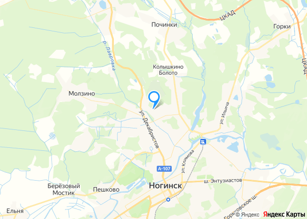 Гараж в Московской обл., 22,7 кв.м. - Изображение местоположения
