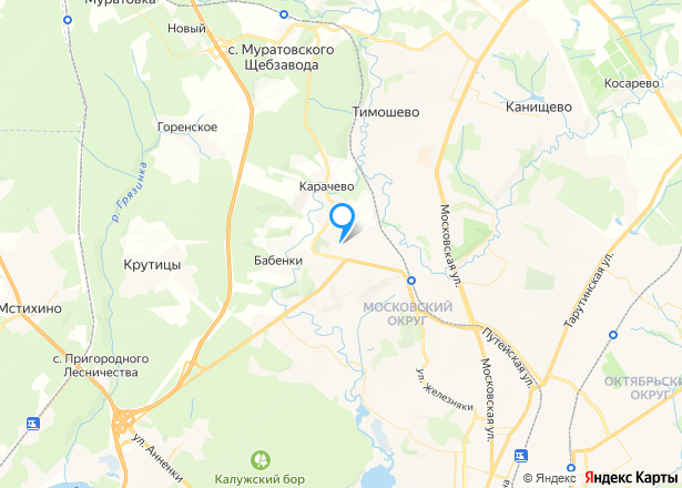 Гараж в Калуге, 38,1 кв.м. - Изображение местоположения
