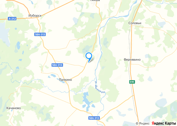 Здание в Псковской обл., 823,2 кв.м. - Изображение местоположения