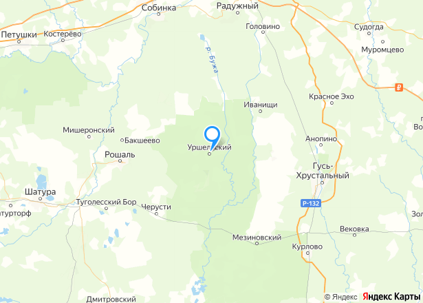 1/4 доля дома и 1/4 доля земельного участка во Владимирской обл. - Изображение местоположения