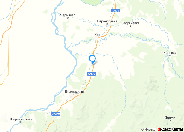 Земельный участок в Хабаровском крае, 8509 кв.м - Изображение местоположения