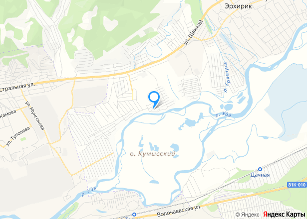 Земельный участок в Бурятии, 609 кв.м. - Изображение местоположения
