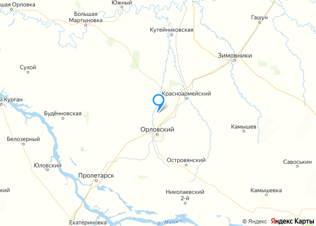 Земельный участок в Ростовской обл., 88846 кв.м. - Изображение местоположения
