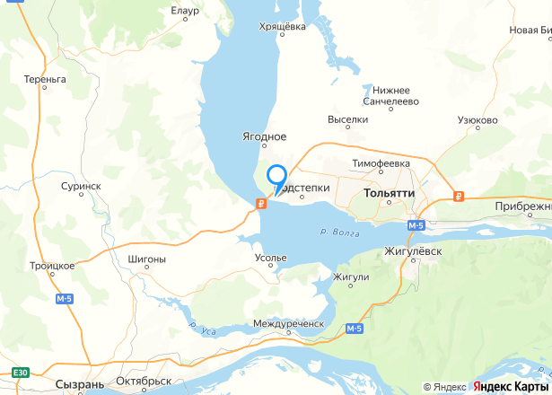 Дом 81,9 кв.м. и земельный участок 586 кв.м. в Самарской обл. - Изображение местоположения