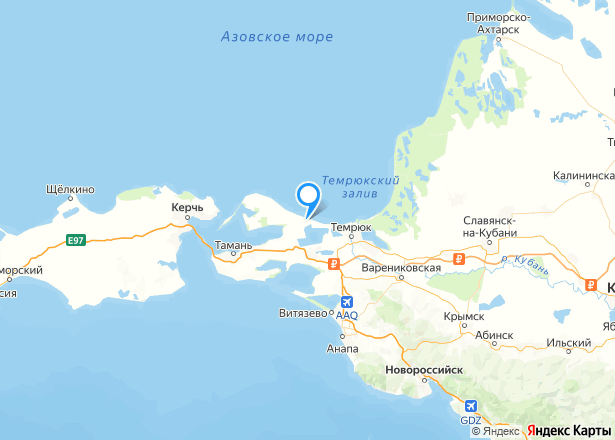1/5 доля земельного участка в Краснодарском крае - Изображение местоположения