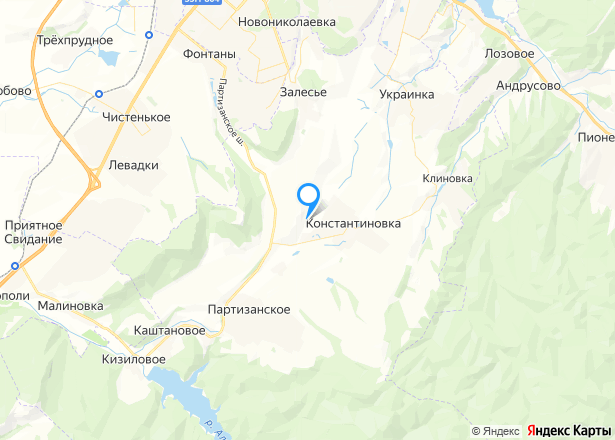 2/3 доли земельного участка в Крыму - Изображение местоположения