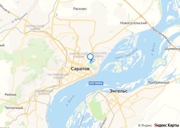 Гараж в Саратове, 22,3 кв.м. - Изображение местоположения