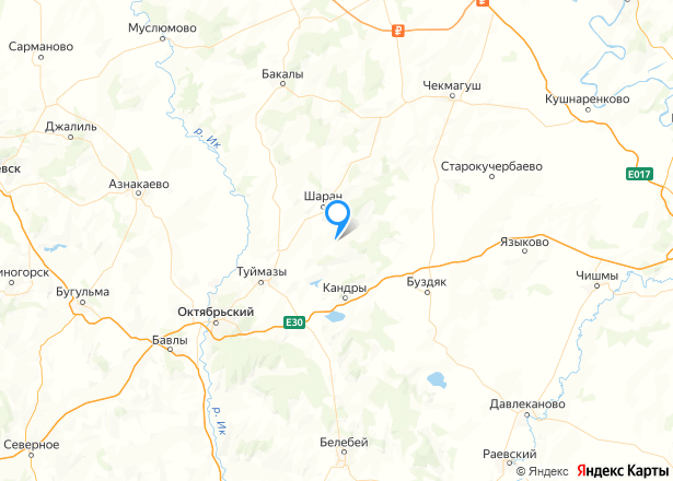 Земельный участок в Башкортостане, 1132 кв.м. - Изображение местоположения