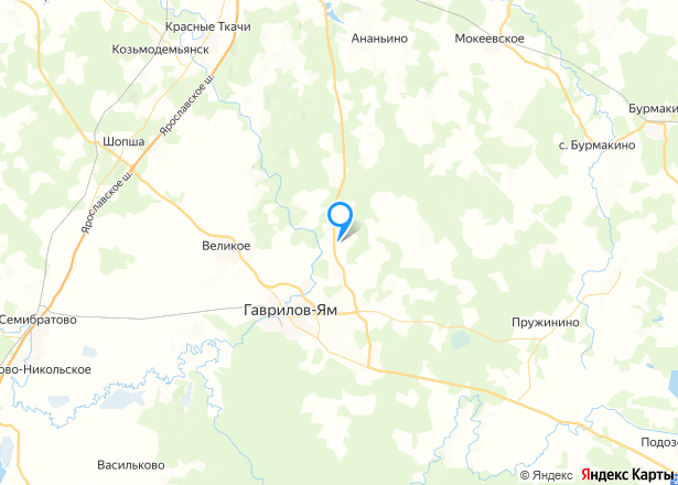 Земельный участок в Ярославской области, 705 кв.м. - Изображение местоположения