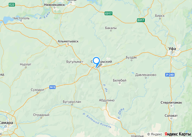 1/2 доля дома и 1/2 доля земельного участка в Татарстане - Изображение местоположения