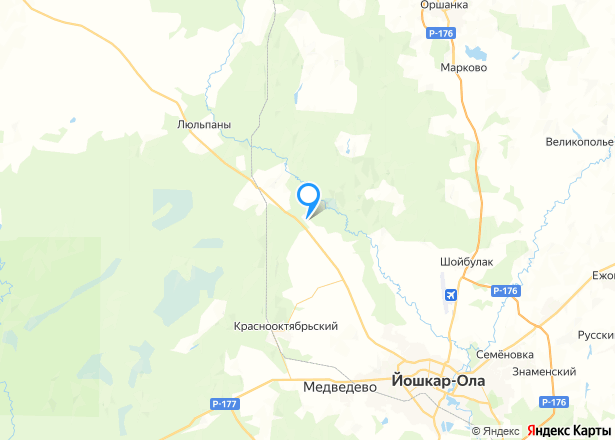 Земельный участок в Марий Эл, 400 кв.м. - Изображение местоположения