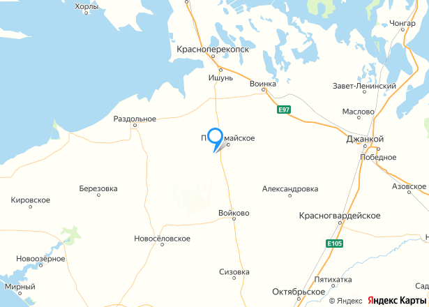 Земельный участок в Крыму, 35988 кв.м. - Изображение местоположения