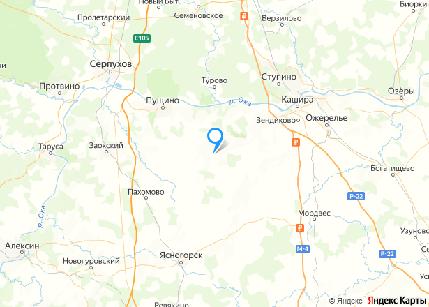 Земельный участок в Тульской обл., 598 кв.м. - Изображение местоположения