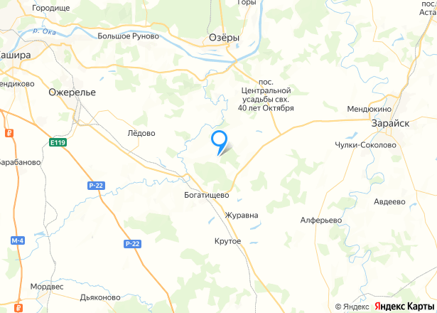 Земельный участок в Московской обл., 1038+/-6 кв.м. - Изображение местоположения