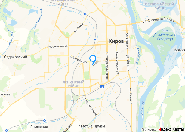 Подвал в Кирове 4,9 кв.м. - Изображение местоположения