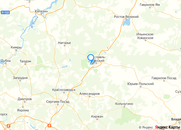 Земельный участок в Ярославской обл., 1000 кв.м. - Изображение местоположения