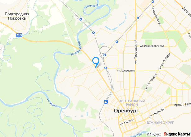 Гараж в Оренбурге, 30,2 кв.м. - Изображение местоположения