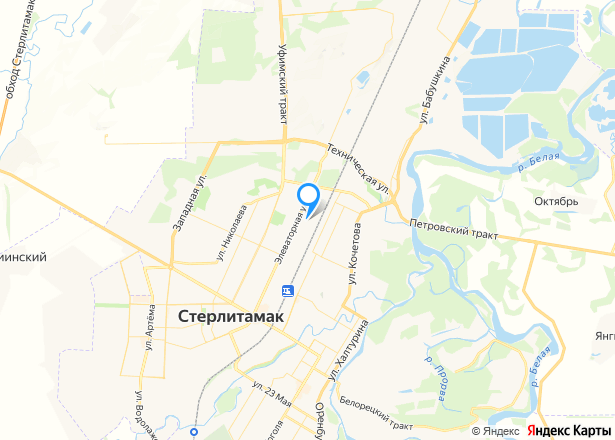 1/2 доля сооружения в Башкортостане - Изображение местоположения