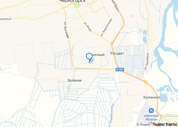 Дом 116,7 кв.м. и земельный участок 602+/-9 кв.м. в Хакасии - Изображение местоположения