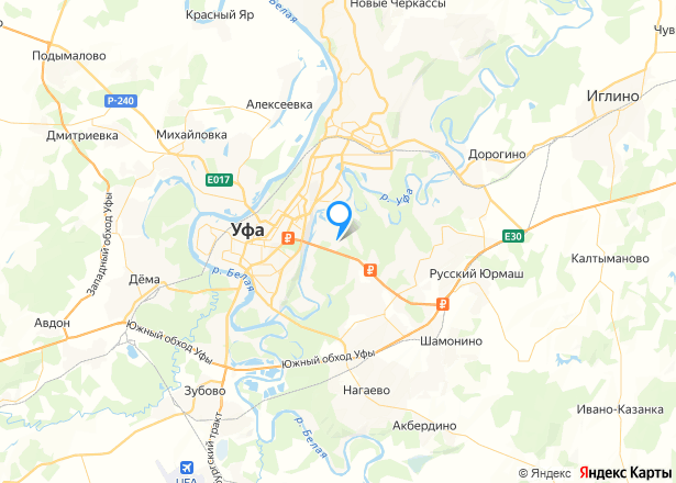 Земельный участок в Башкортостане, 613 кв.м. - Изображение местоположения