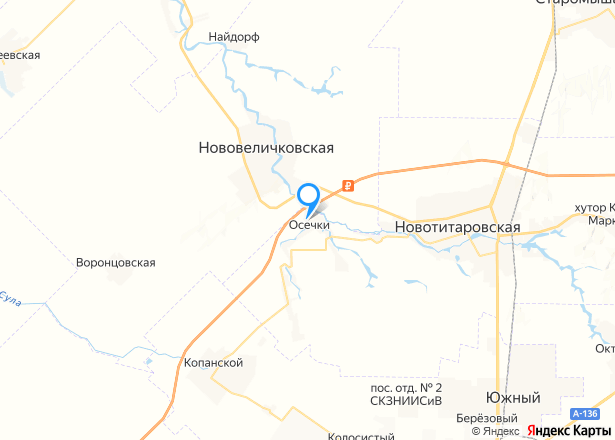 Земельный участок в Краснодарском крае, 512+/-16 кв.м. - Изображение местоположения