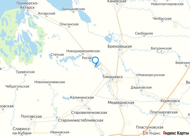 Дом 48 кв.м. и земельный участок 1931 кв.м. в Краснодарском крае - Изображение местоположения