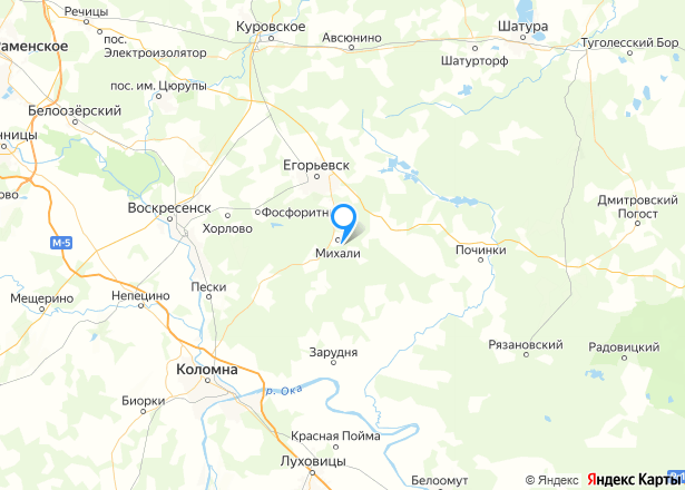 Земельный участок в Московской обл., 50941+/-1974 кв.м. - Изображение местоположения