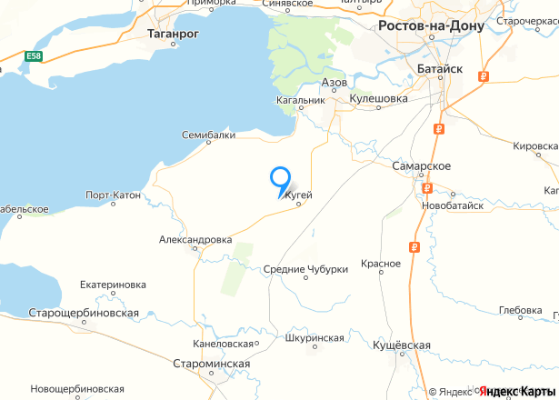Право пользования (на основании договора аренды) на земельный участок с\х назначения в Ростовской обл. - Изображение местоположения