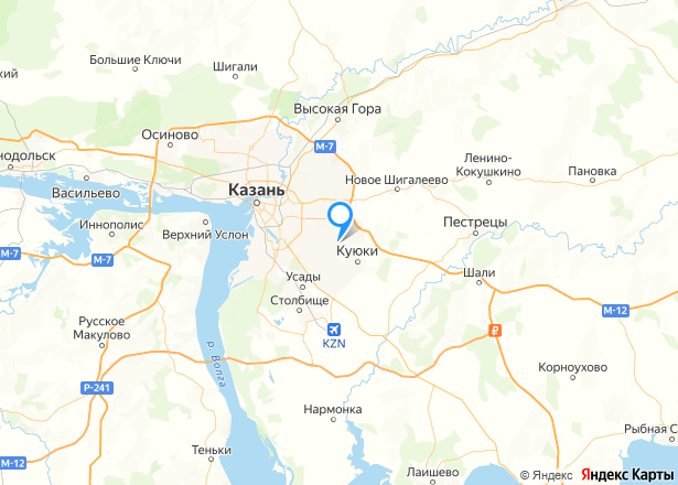 Земельный участок в Татарстане, 600 кв.м. - Изображение местоположения