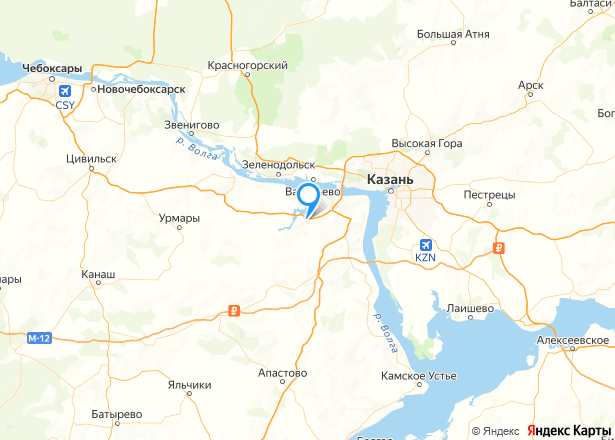 Земельный участок в Татарстане, 319 кв.м. - Изображение местоположения