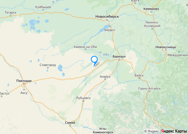 1/40 доля земельного участка в Алтайском крае - Изображение местоположения